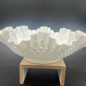 Fenton double crimp bowl